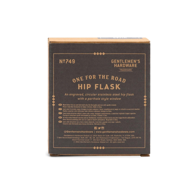 Round Hip Flask