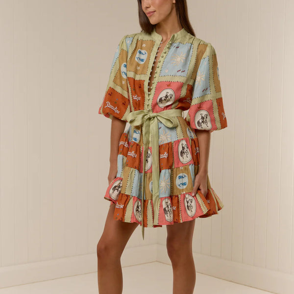 Ruba Mini Dress / Maya Tile