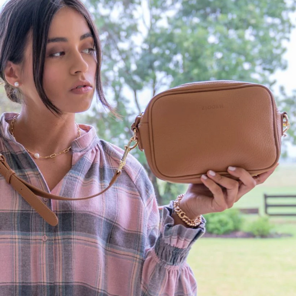 Ruby Sports Cross Body Bag / Tan