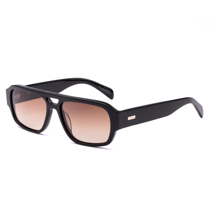 Atlas Sunglasses / Black + Cedar Gradient