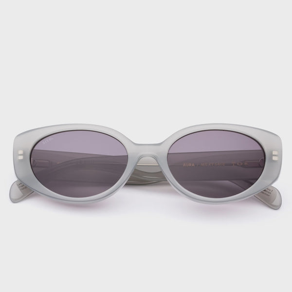 Aura Sunglasses / Sage + Smokey Grey