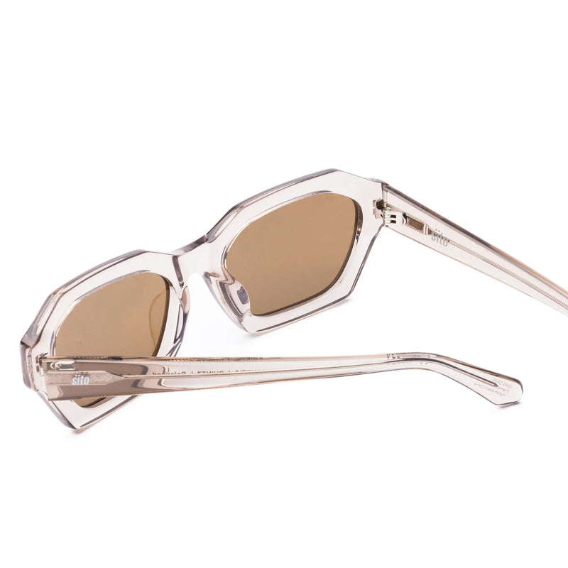 Kinetic Sunglasses / Chintz + Brown Polarised
