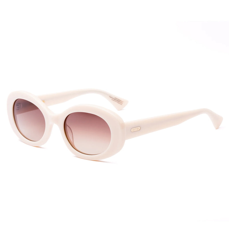 Luna Sunglasses / Cream + Rosewood Gradient