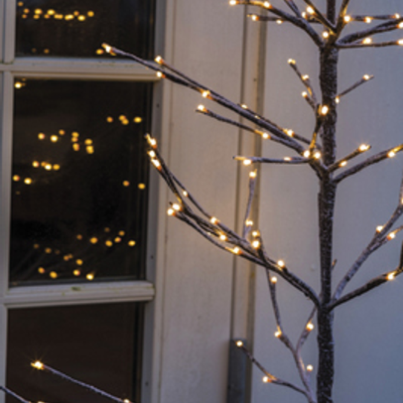 Alex Tree Small 90cm / Brown + Snow