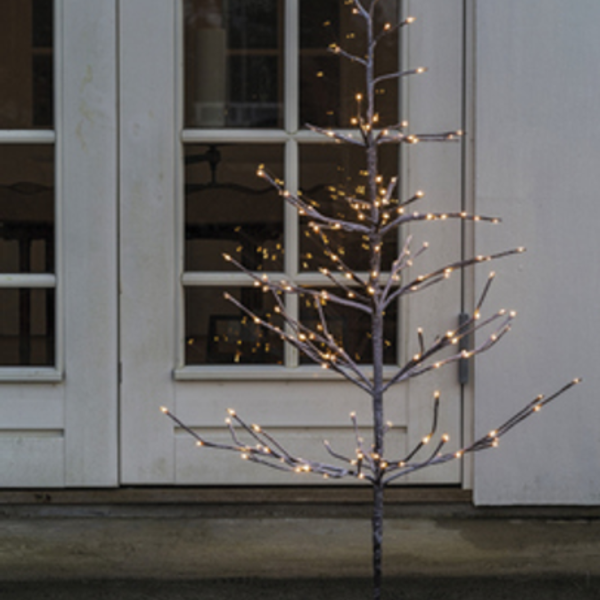 Alex Tree Medium 120cm / Brown + Snow