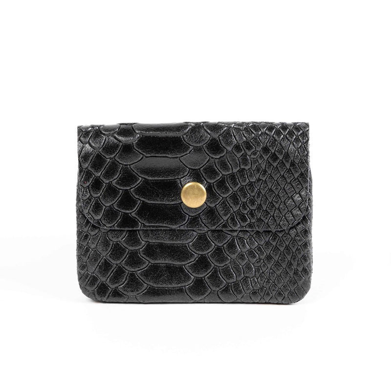 Snake Coin Purse / Black