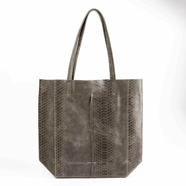 Snake Tote Bag / Khaki