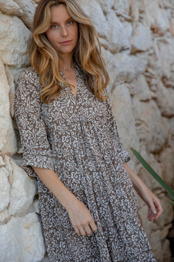 Hanalei Caftan Maxi / Chocolate