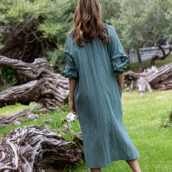 Paisley Souq Dress / Wasabi