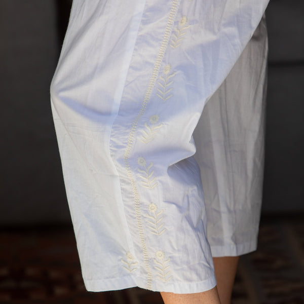 Garden Pant / White