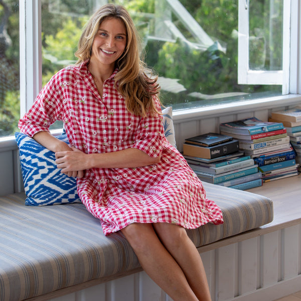 Lee Gingham Shirtdress / Rose