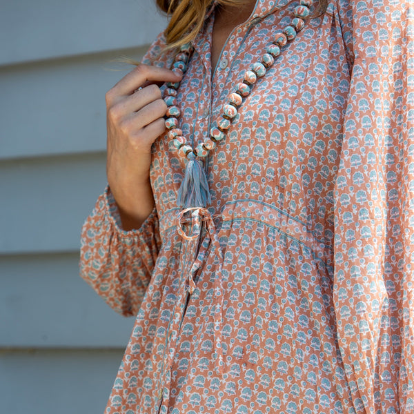 Virginia Dress / Coral