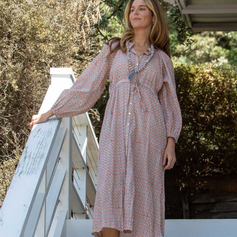 Virginia Dress / Coral