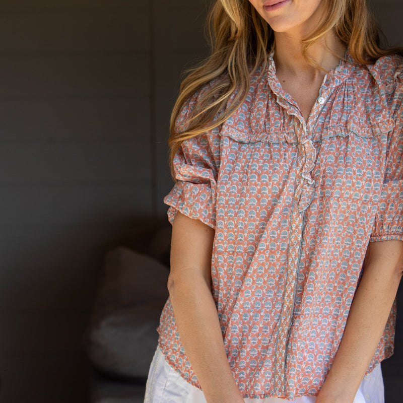 Virginia Shirt / Coral