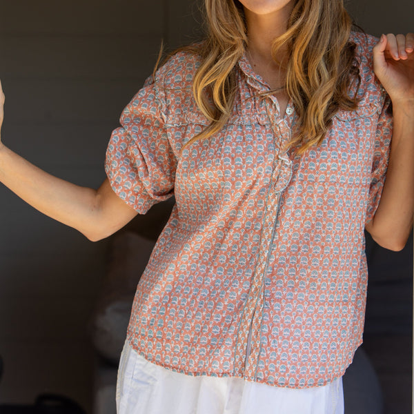 Virginia Shirt / Coral
