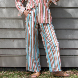 Virginia Palazzo Pant / Wedgewood