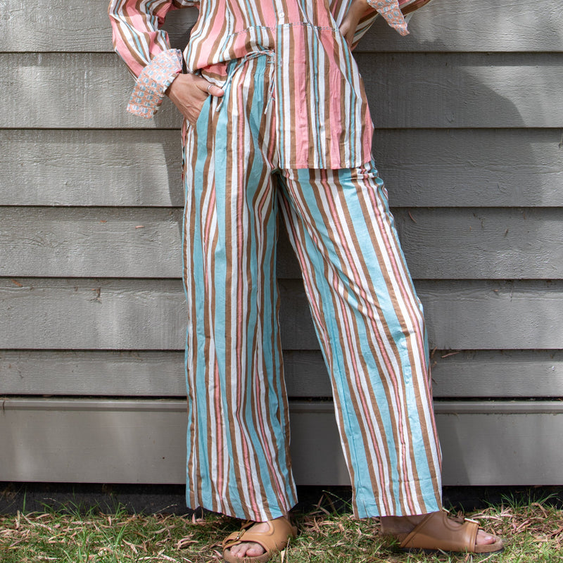 Virginia Palazzo Pant / Wedgewood