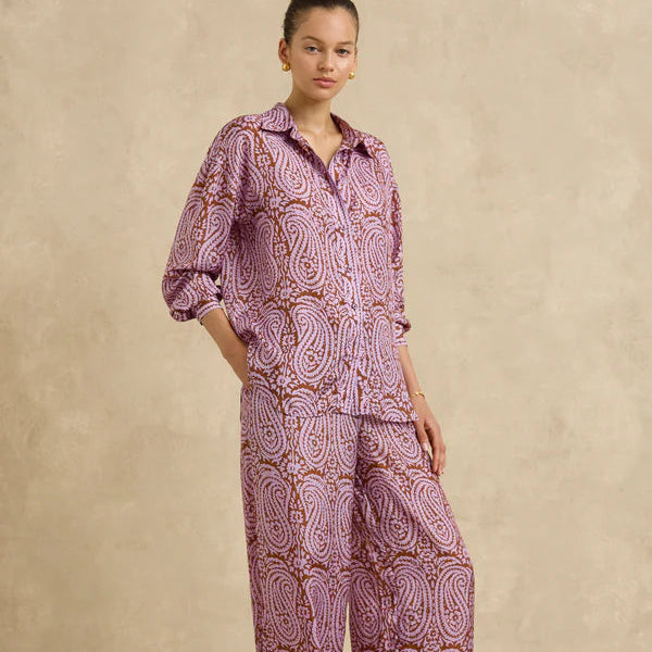 Stevie Shirt / Paisley Purple