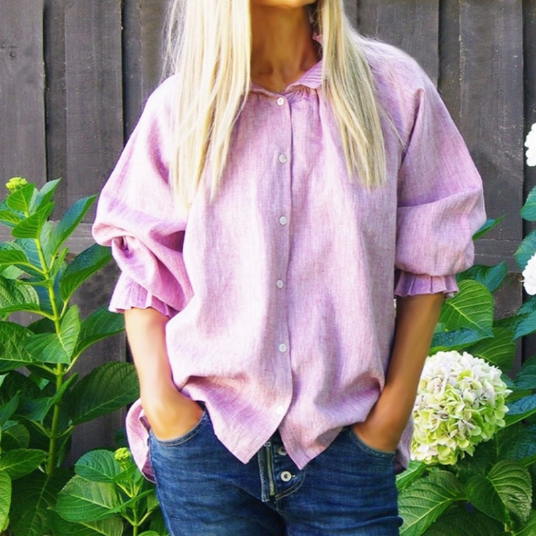 Sammi Linen Shirt / Sorbet