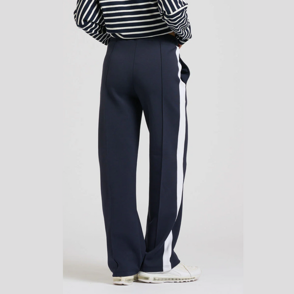 Scuba Track Pant / French Navy + White