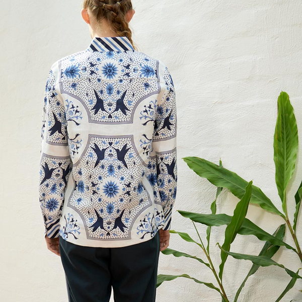 Skye Bird Blouse / White