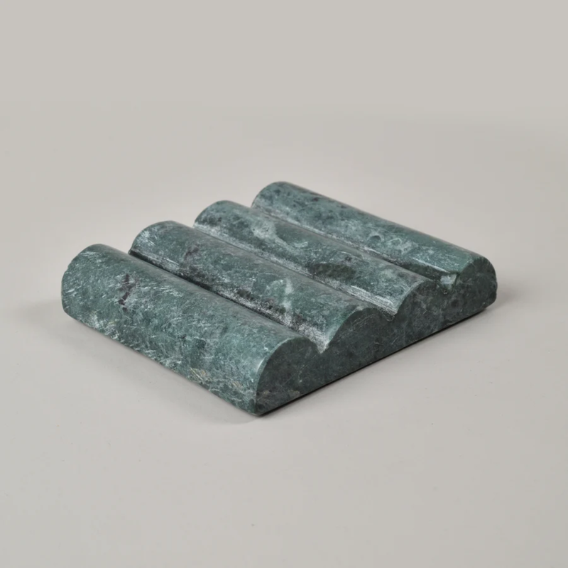 Stone Soap Dish / Green