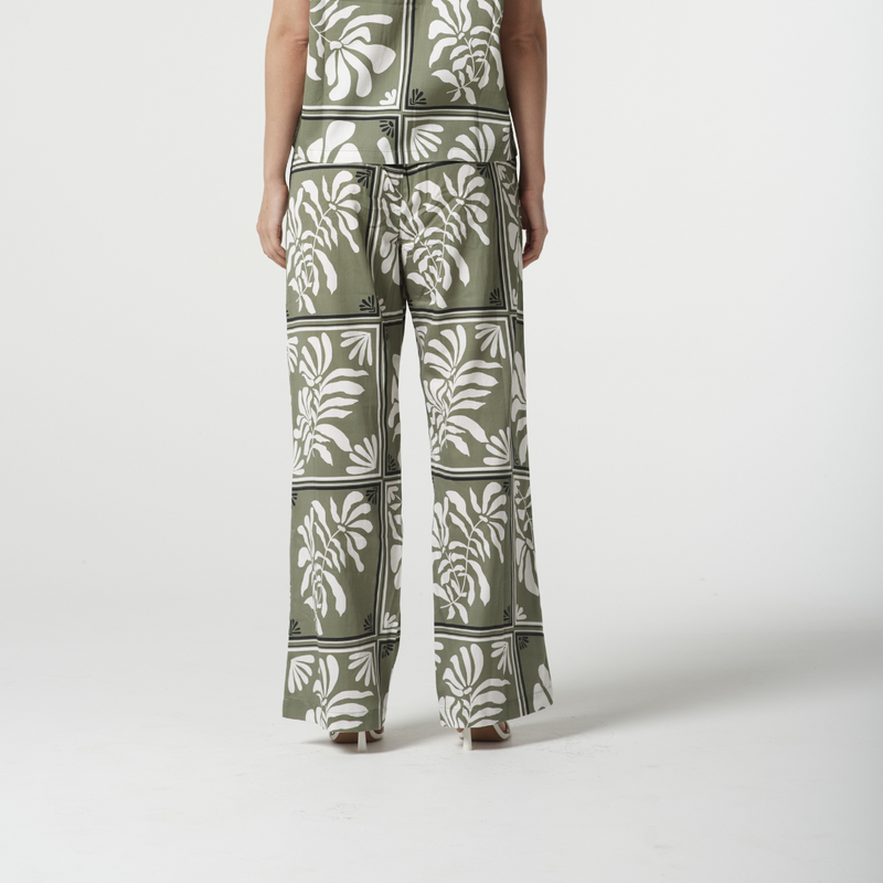 Soft Ankle Pant / Sage Green