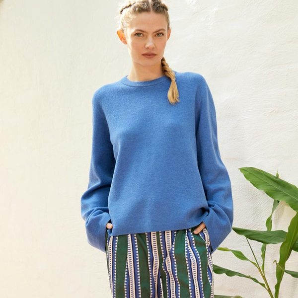 Solar Flair Knit / Blue