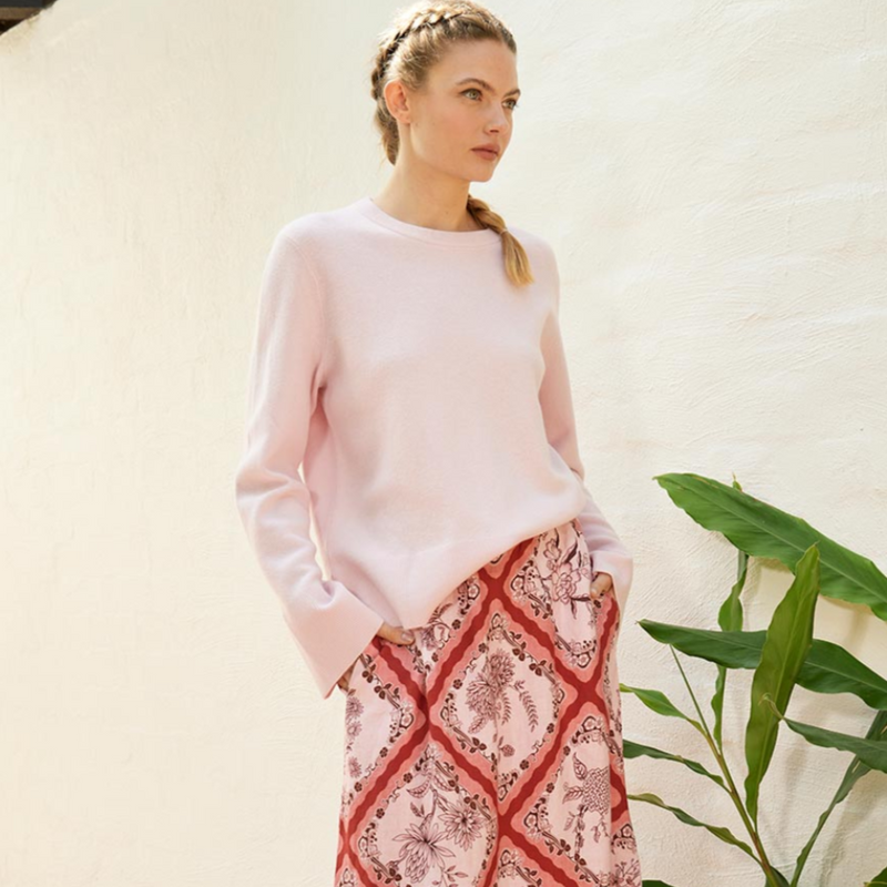 Solar Flair Knit / Pink