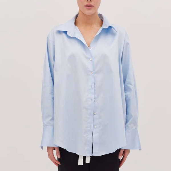 The Split Back Shirt / Sky