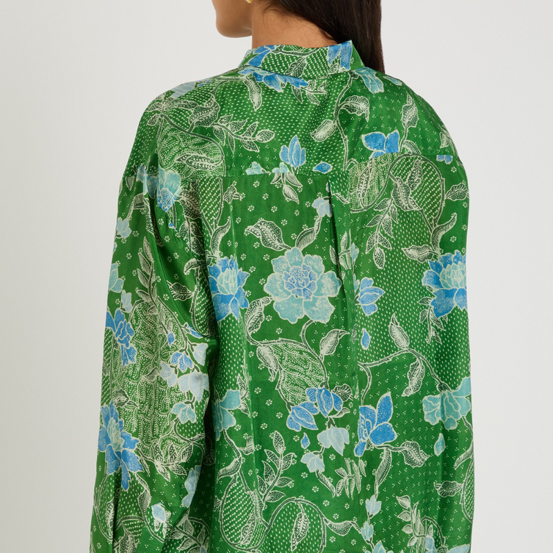 Stevie Shirt / Bloom Jungle Green