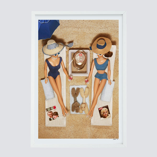 Two Beach Chair Girls