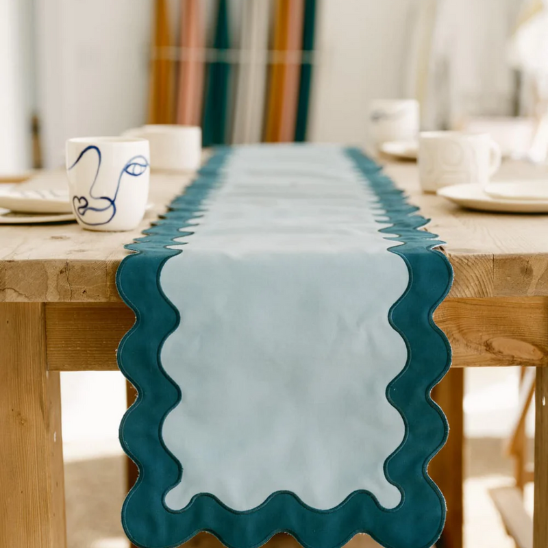 Table Runner / Riviera Green