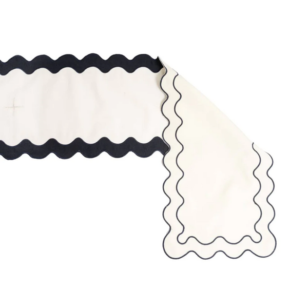 Table Runner / Riviera White