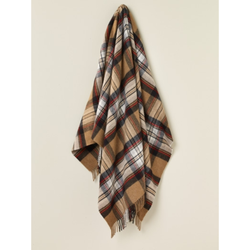 Tartan Throw / Camel Stewart
