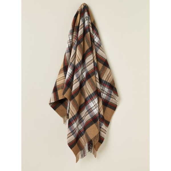 Tartan Throw / Camel Stewart