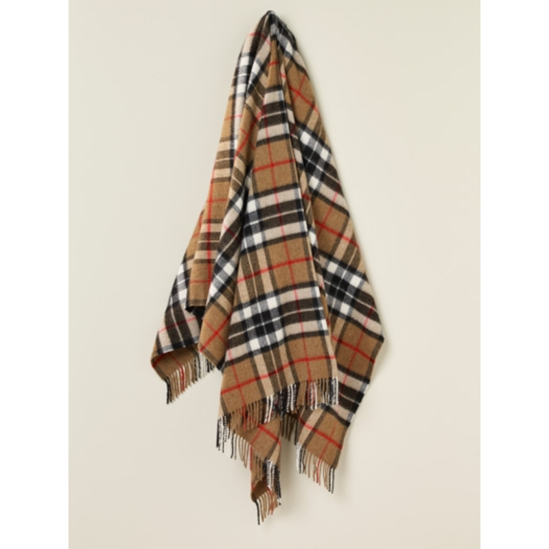 Tartan Throw / Camel Thompson