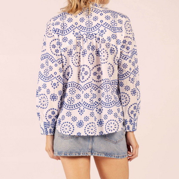 Texas Lace Shirt / Blue