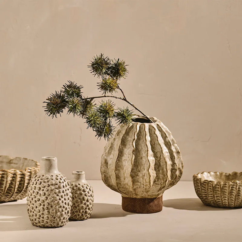 Thistle Globe Spray 68cm / Olive