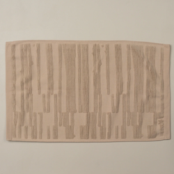 Architectural Bath Mat / Truffle