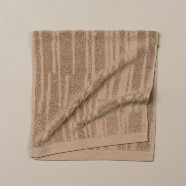 Architectural Hand Towel / Truffle