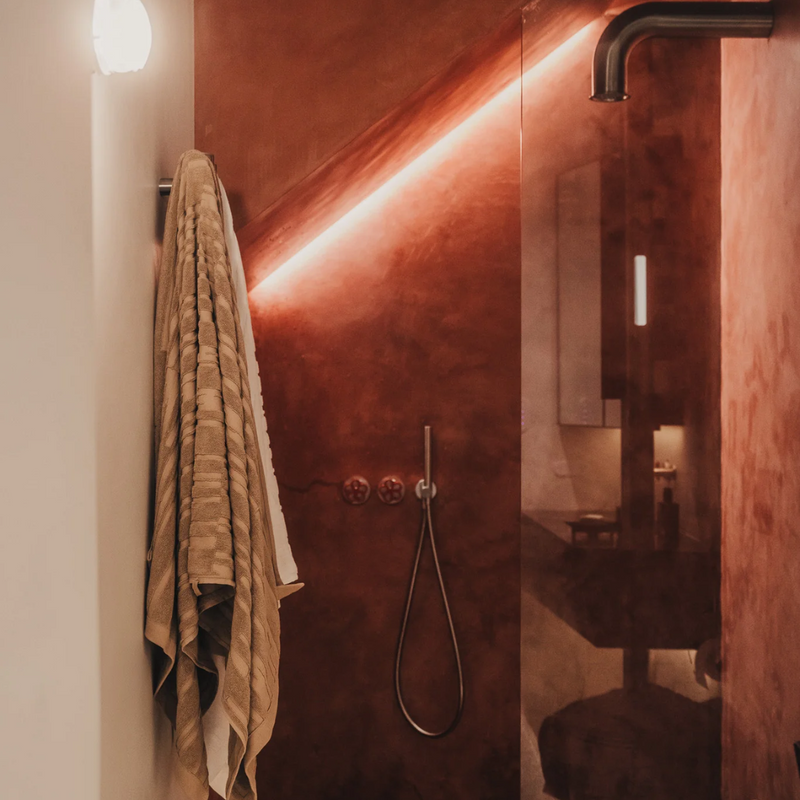 Architectural Bath Sheet / Truffle