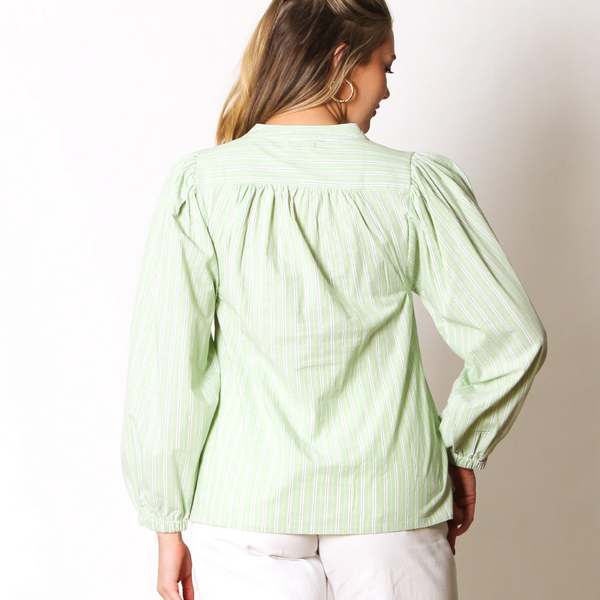 Tupelo Top / Mint Stripe