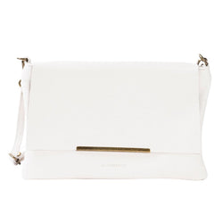 Leather Cross Body Bag / Cream