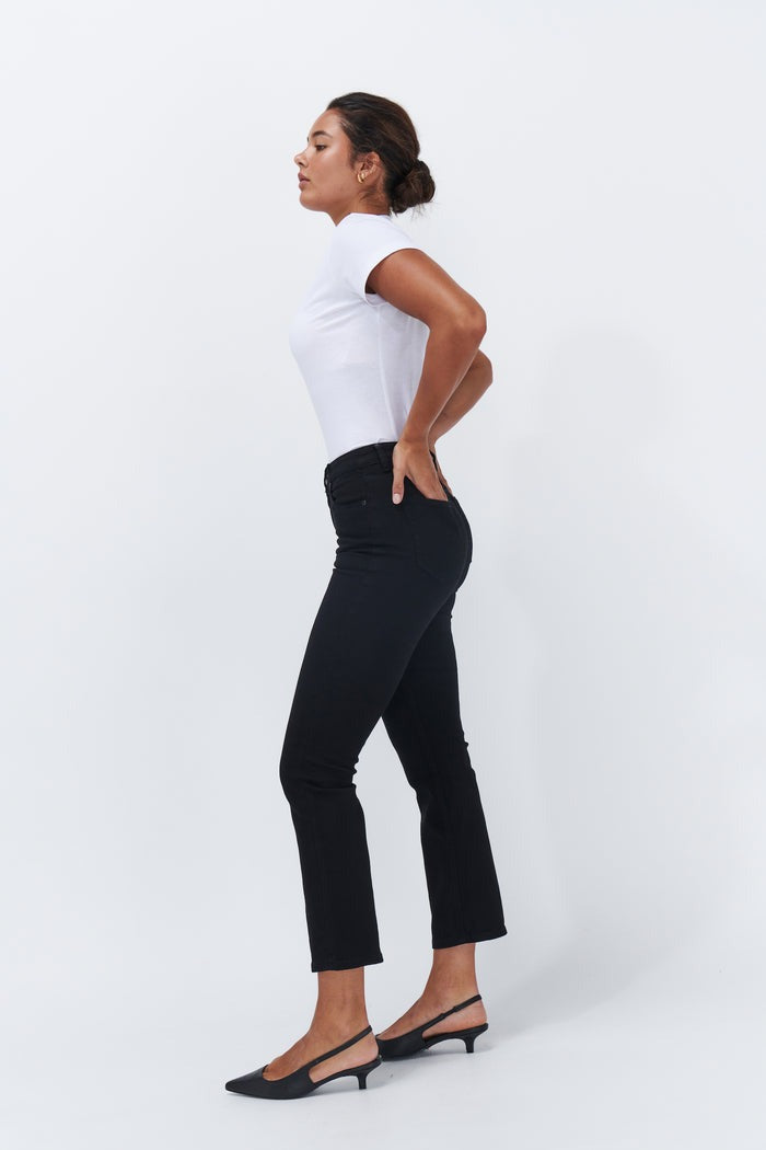 Vacay Jean Finished Hem  / Black