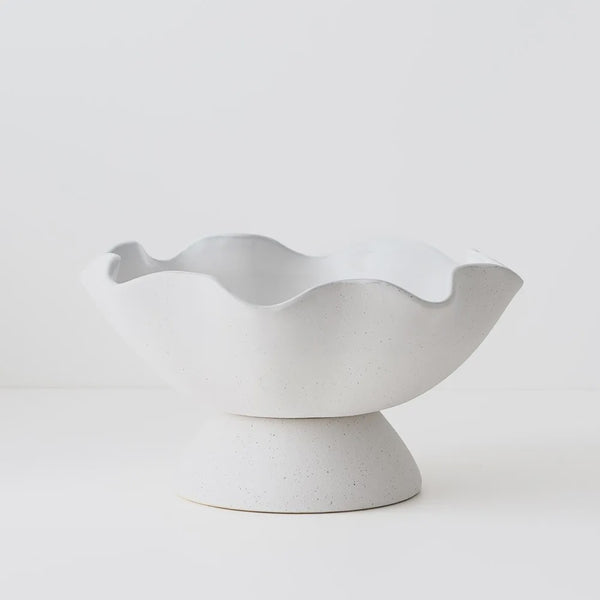 Valmo Bowl 16 x 30cm / White