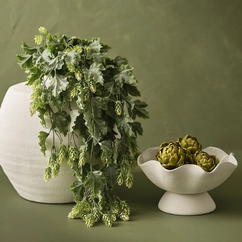 Valmo Bowl 16 x 30cm / White