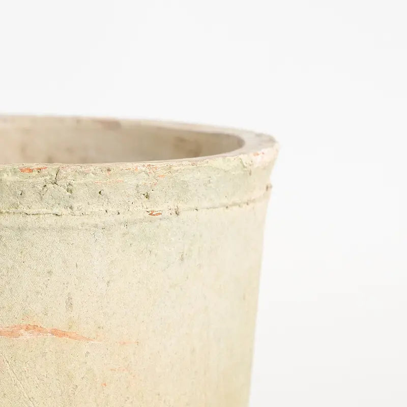 Verona Bianco Pot + Saucer / Small