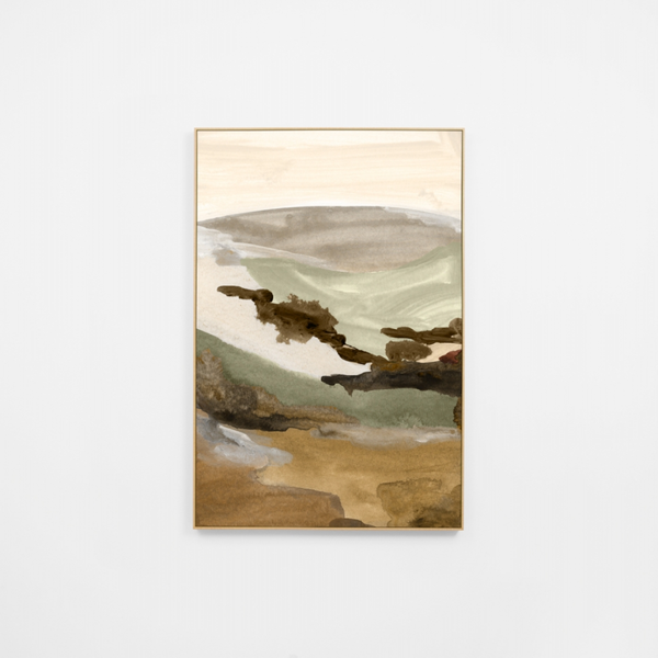 Watercolour Vista 2 Canvas / Earth