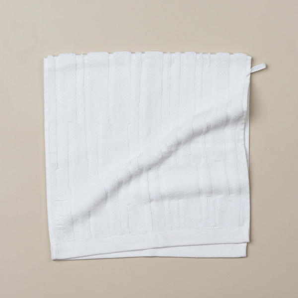 Architectural Hand Towel / White